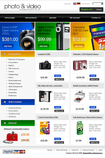 NetSuite Ecommerce Template 0017144b